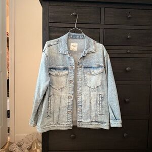Abercrombie & Fitch Light Blue Denim Jacket